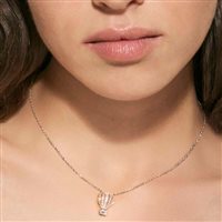 Collana Nomination Donna shine me up in Argento 241902/012 - 241902/012